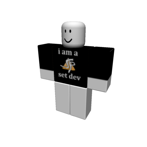 i am a sand pile set dev(legs are not recolorable)